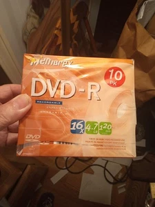 Memorex DVD-R Blank Discs 10 Pack Brand New Sealed 16x 4.7 GB 120 Mins. (L3) - Picture 1 of 8