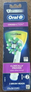Cabezales de repuesto para cepillo de dientes eléctrico Oral-B Cross Action - 2CT - BLANCO - Imagen 1 de 3