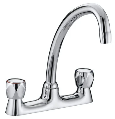 Bristan VAC BDSM C MT Value Club Deck Kitchen Sink Mixer Tap with Swivel Spout, - Image 1 of 2