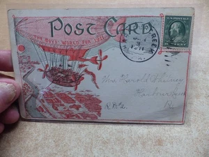 ANTIQUE ADVERTISING POSTCARD THE BOY'S WORLD FAIR FOR 1911 - Picture 1 of 2