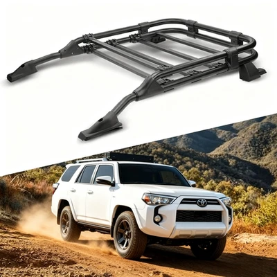 Roof Rack for 2010-2024 Toyota 4Runner TRD PRO Style Sport Basket Rail Aluminum Foto 1 de 4