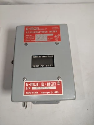 NEW GENUINE E-MON CORP. 208400 A.C. KILOWATTHOUR METER 4 WIRE 115/208 400 AMPS - Image 1 of 4