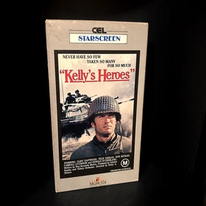 Kelly's Heroes VHS 1970 Stars Clint Eastwood Cardboard Case Tested GC - Picture 1 of 8