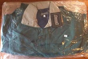 Driza-Bone Green Golf Jacket Large Pullover Quarter Zip, Lined - Picture 1 of 5