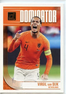 2018-19 Donruss Soccer Dominator #D-12 Virgil van Dijk - Netherlands Qty - Picture 1 of 2