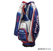 PING Golf Men's Cart Caddy Bag CB-C221 MR.PING 9.5 x 47 Inch 4kg Tricolor