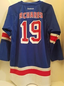 REEBOK NEW YORK NY RANGERS BRAD RICHARDS #19 Jersey youth L/XL  - Picture 1 of 4