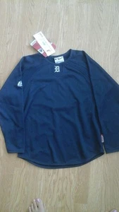 EUC Boys Small Authentic Majestic Detroit Tigers Therma Base™ Tech Fleece - Foto 1 di 5