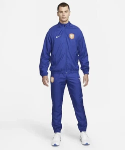 Nike Netherlands Strike Woven Football Tracksuit Men’s Size M Blue DH6501-456 - Picture 1 of 12