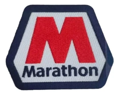 Cleveland Guardians Marathon Ad Advertising Jersey Patch ~ Navy City Connect - Image 1 of 2