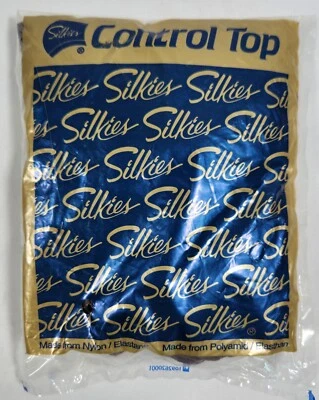 Medias pantimedias vintage Silkies para mujer años 90 control soporte XXL topo EE. UU. Foto 1 de 3