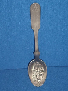Cuchara estatal de Virginia Franklin Mint colonia americana estaño - Imagen 1 de 3