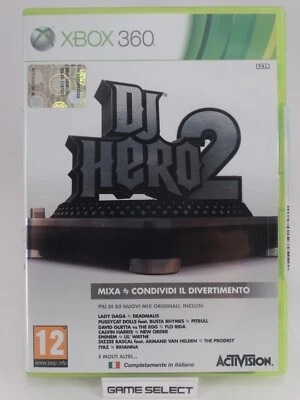 DJ HERO 2 GUITAR MICROSOFT XBOX 360 PAL EU EUR - Original Complet - Photo 1/4