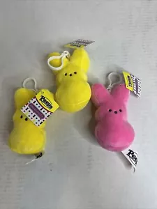 Clip zaino coniglio Peeps 4 pollici 2 giallo e 1 rosa - Foto 1 di 1
