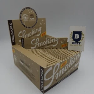 PAPEL DE LIAR AHUMAR MARRÓN TAMAÑO KING PAPELES MÁS DELGADOS SIN BLANQUEAR RIZLA NUEVO - Imagen 1 de 12