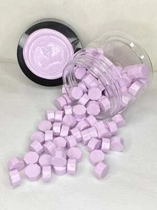 100 cuentas de cera de sellado de lavanda para bebés - Imagen 1 de 3