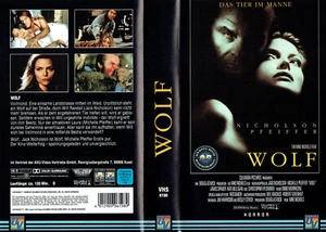 (VHS) Videokassette - Wolf - Jack Nicholson, Michelle Pfeiffer, James Spader - Bild 1 von 2