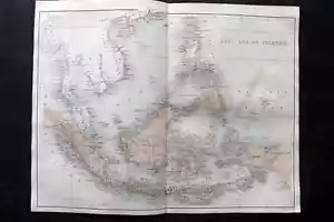More details for nolan &amp; hughes c1880 map. east india islands. idonesia philippines borneo.