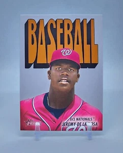 2021 Topps Heritage Minor League JEREMY DE LA ROSA 1972 Pack Cover Card - Picture 1 of 2