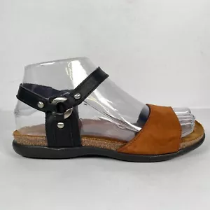 Sandali da donna marroni Naot Sabrina taglia 36 US 5 marroni in pelle scarpe slingback - Foto 1 di 9