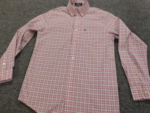 Izod Girls Shirt Large pink stretch button up casual classic - Picture 1 of 10