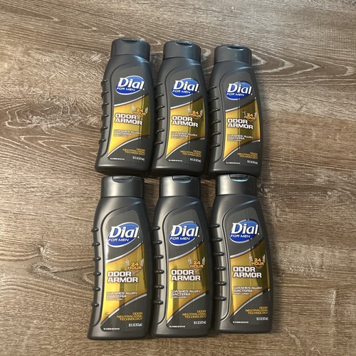 6 BOTTLES Dial for Men Body Wash, Odor Armor, 16 Ounce eBay