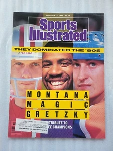 They Dominated the ‘80s – Montana, Magic, Gretzky - Sports Illustrated 12/18/89 - Picture 1 of 3