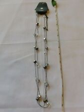 Lane Bryant necklace NEW NOS ONESZ 95654089 D786 adjustable 60" strand 