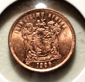 1996 South Africa 1 Cent Coin - KM#158 - Combined Shipping (IN#10119) - Picture 1 of 4