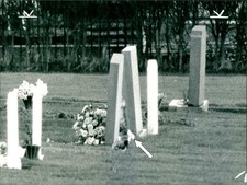 Vintage photograph of Redhill Cemetery of Nerissa Bowes Lyon