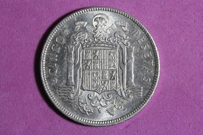 Moneda 5 Pesetas Níquel España 1949 (1950) #M21822 Foto 1 de 2