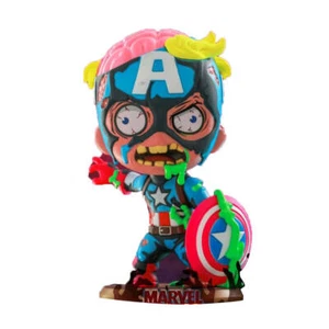 Figura Cosbaby Fluorescente Capitán América Zombies Marvel Altamente Coleccionable - Imagen 1 de 1