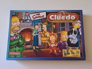 The Simpsons Cluedo Classic Board Game - 12 Pewter Tokens - HASBRO COMPLETE
