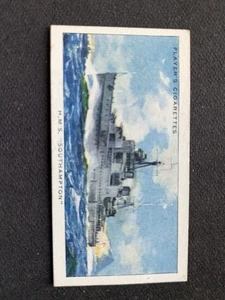 1939 Player Modern Naval Craft Card # 8 H.M.S. "Southampton" (EX) - Picture 1 of 3