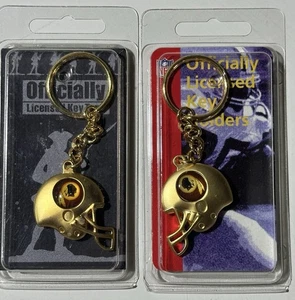 2 Washington Redskins Key Ring And Chain New Vintage - Picture 1 of 4