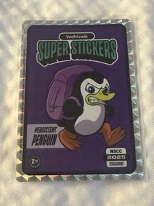 2025 National Vee IP Exclusive Super Sticker Persistent Penguin Purple - Picture 1 of 1
