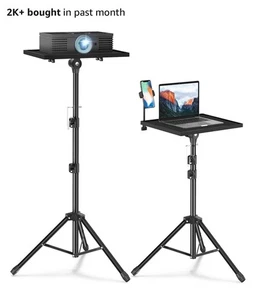 Decosis Laptop Projector Tripod Stand 23"-46" Black  New - Picture 1 of 9