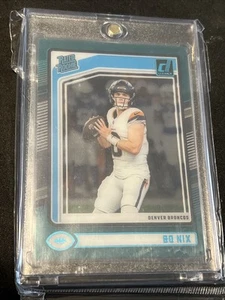 Bo Nix 2024 Clearly Donruss Rated Rookie Teal Parallel Rare SP!!! ๐๐ฅ #56 - Picture 1 of 4