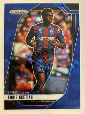 2024-25 Panini Prizm EPL EDDIE NKETIAH Blue Ice Prizm /75 #171 Crystal Palace - Image 1 of 3