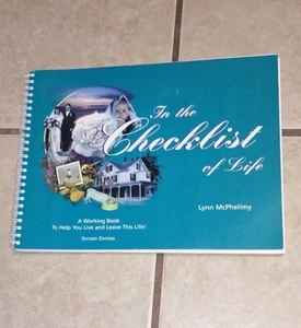 Checklist of Life by Lynn McPhelimy 140 Pages Unused (Spiral Bound 1997) - Picture 1 of 13