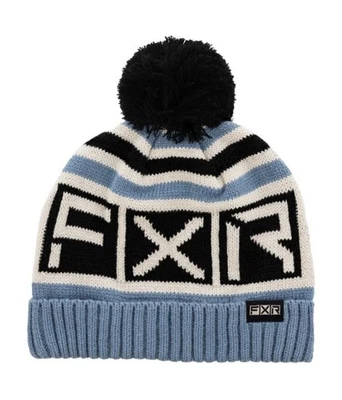 Gorro FXR Racing Helio Hueso/Acero Adulto OS NUEVO Con Etiquetas Sombrero de Invierno Foto 1 de 3