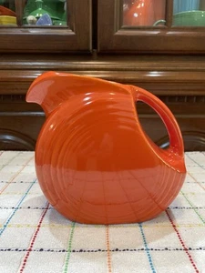 Fiesta Juice Pitcher Red Vintage Excellent 30 Ounces - Picture 1 of 16