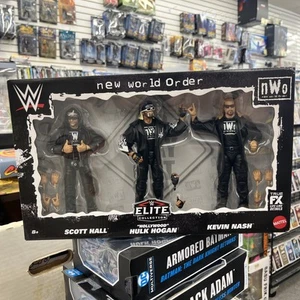 WWE Elite Walmart Exclusive NWO 3 Pack Scott Hall Hulk Hogan Kevin Nash In Hand - Picture 1 of 2