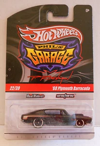 Hot Wheels Phils Garage 22/39 68 Plymouth Barracuda Chase RealRiders Metall/Metall - Bild 1 von 5