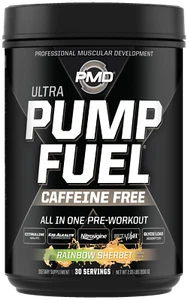 PMD SPORTS PUMP FUEL ULTRA CAFFEINE FREE - ROCKIN RAINBOW SHERBET (30 servings) - Picture 1 of 11