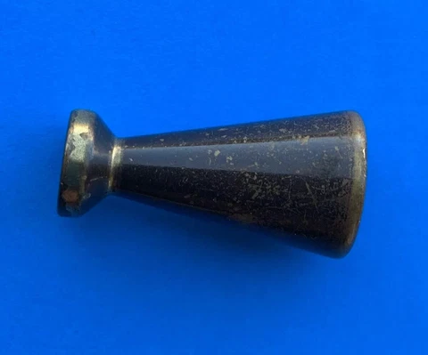 Brass Atomic Vintage Hardware MCM Mid Century Modern ART DECO Drawer Pull Knob Cover