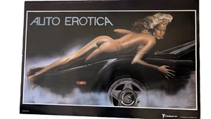 AUTO EROTICA FLYINGMAN VINTAGE POSTER STYLE PIN-UP POSTER 23"x35" - Picture 1 of 2
