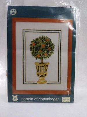 Permin of Copenhagen Danish Art Work #12-0123   20 x 26 cm DMC THREAD  - Image 1 of 4