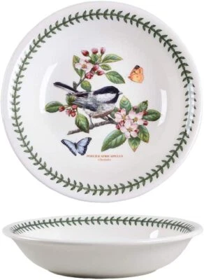 Portmeirion Botanic Garden Birds Collection Pasta Bowl | 8.5 Inch