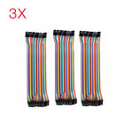 10cm Breadboard Jumper Wires Male to Female Ribbon Cables Lead Kit for Arduino D